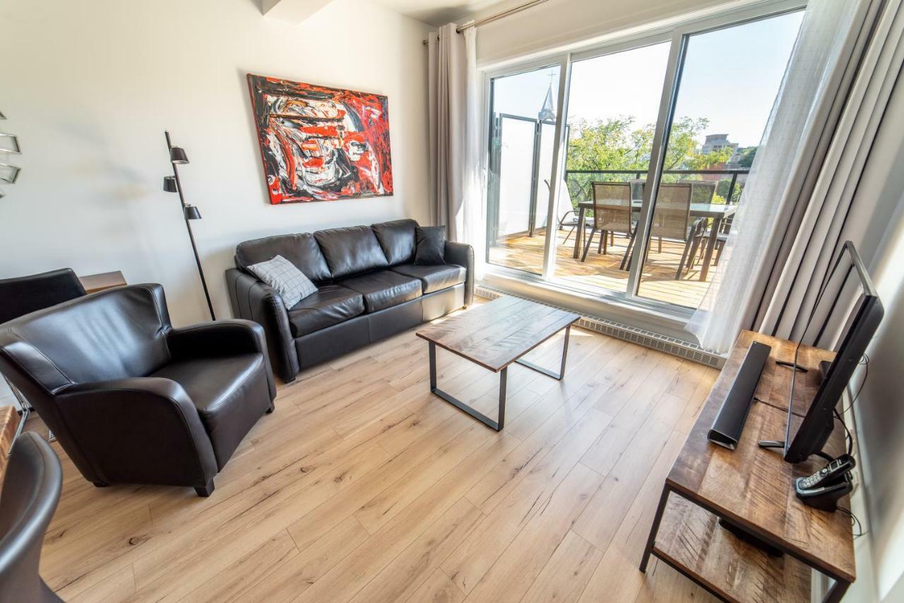 Aux Havres Urbains - Le Penthouse Du Kameleon Apartment Quebec City Ngoại thất bức ảnh